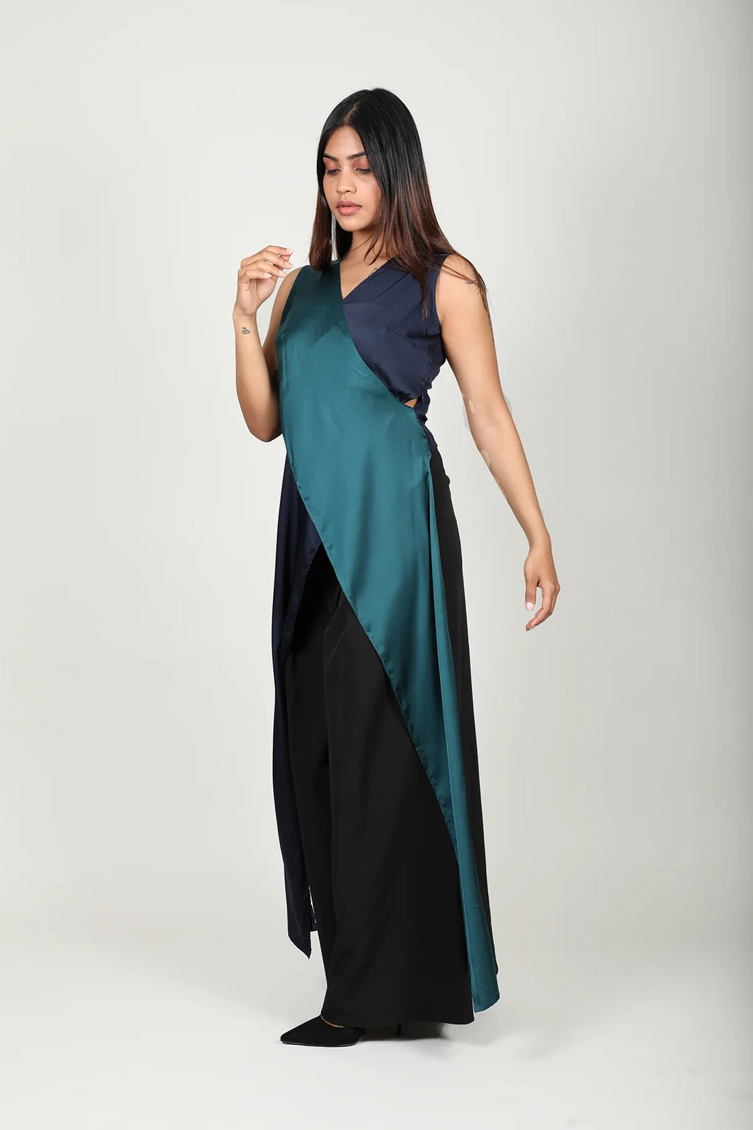 Satin Scissor Cape