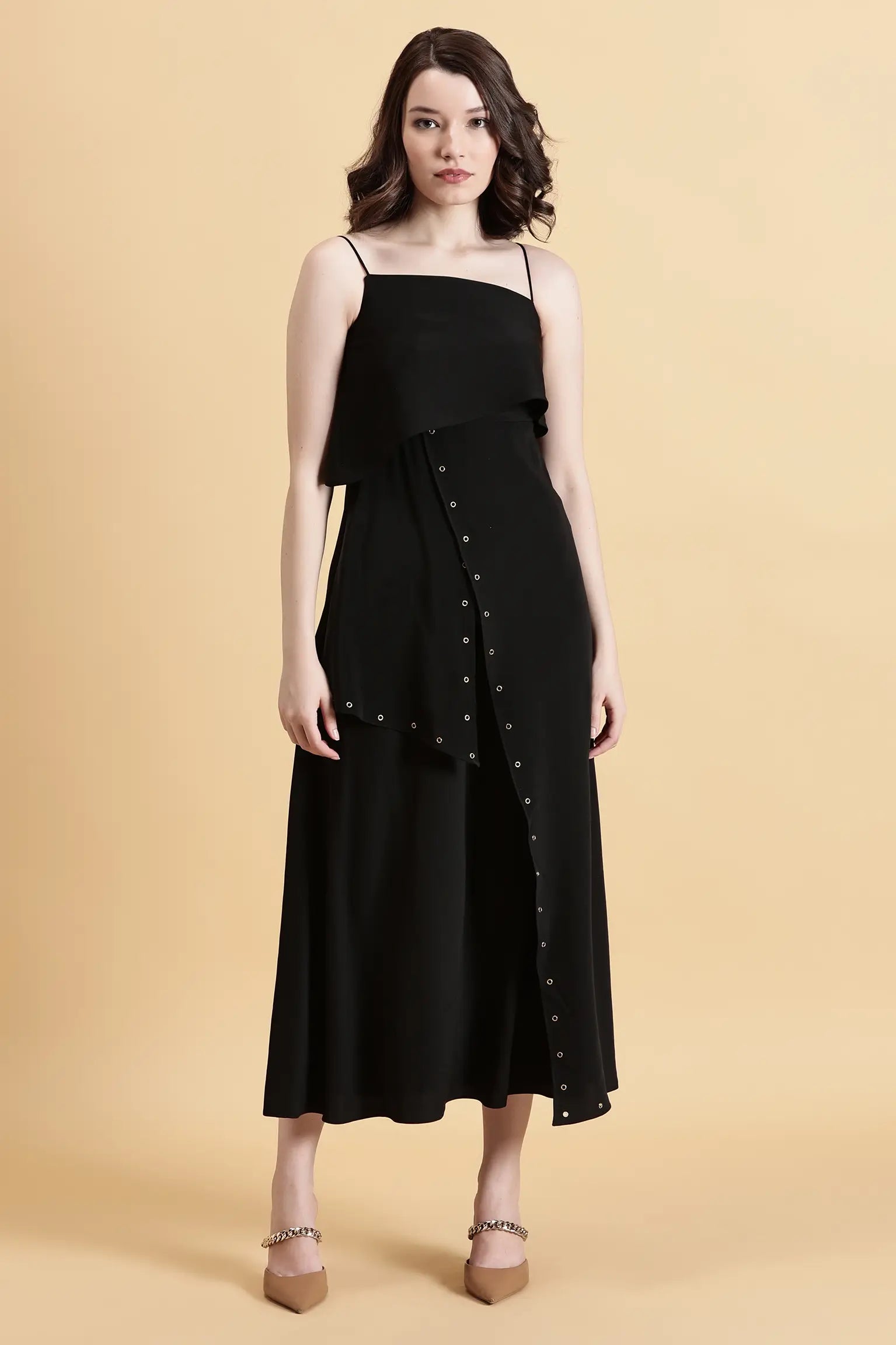 Eyelet Noir Dress