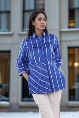 Blue Striped Shirt