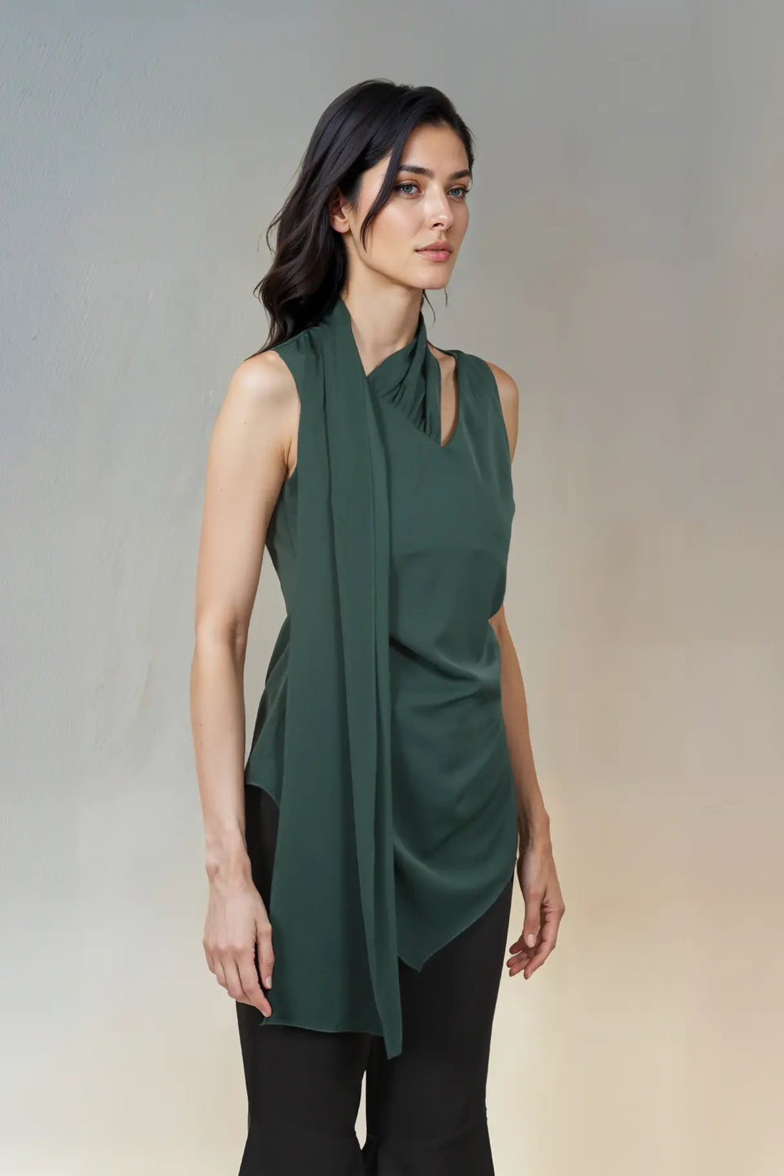 Emerald Sash Top