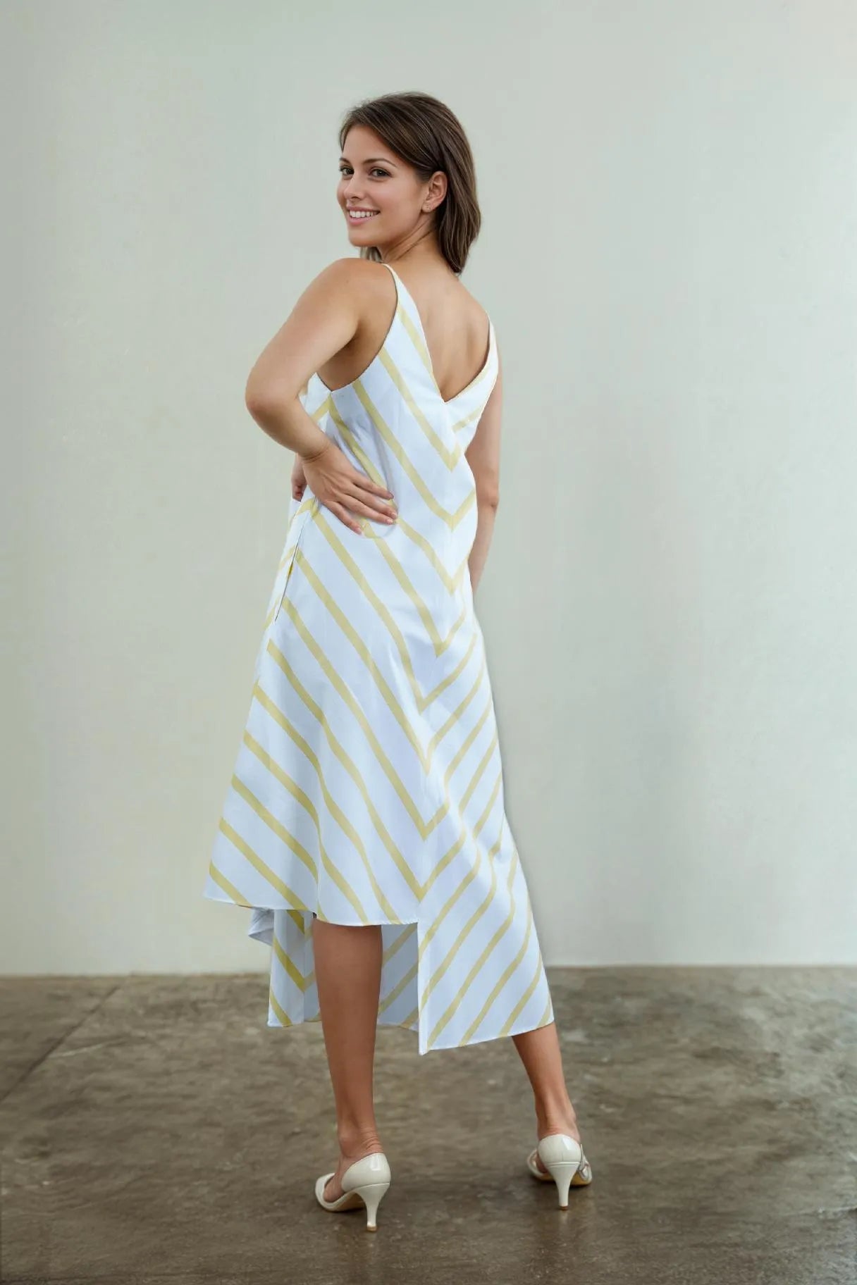 Sunlit Stripes Dress