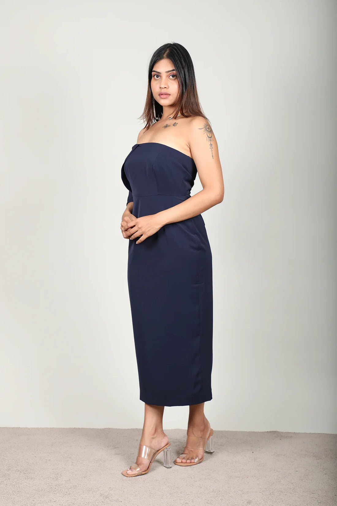 Navy Tube Dress