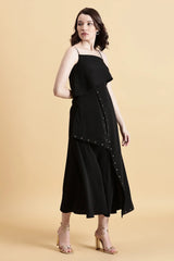 Eyelet Noir Dress