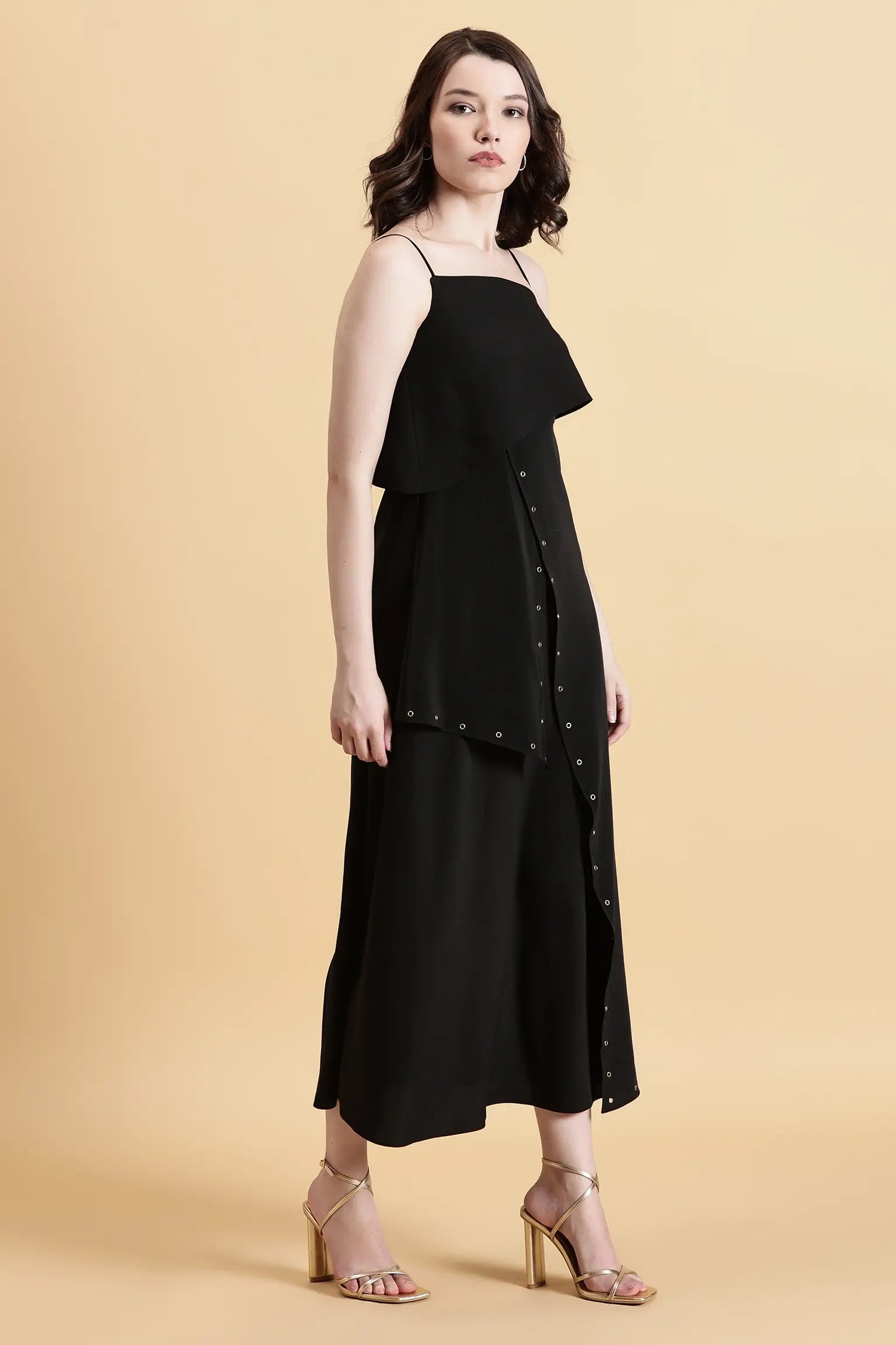 Eyelet Noir Dress