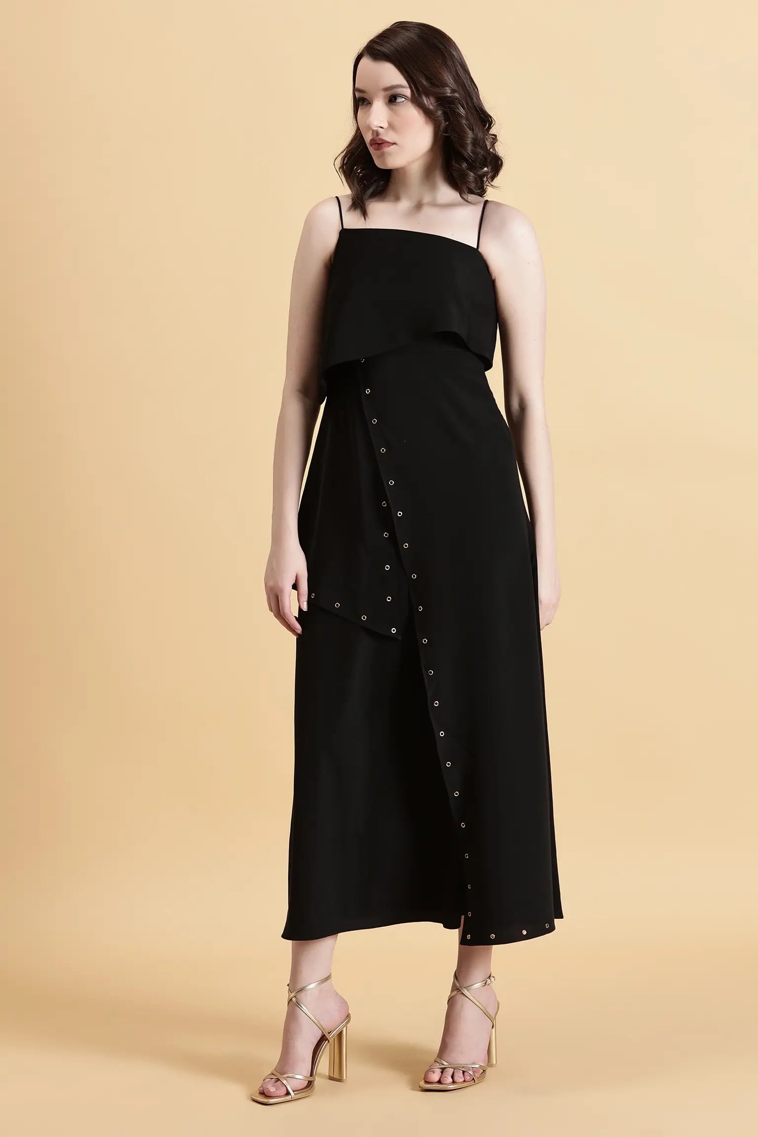 Eyelet Noir Dress