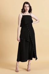 Eyelet Noir Dress