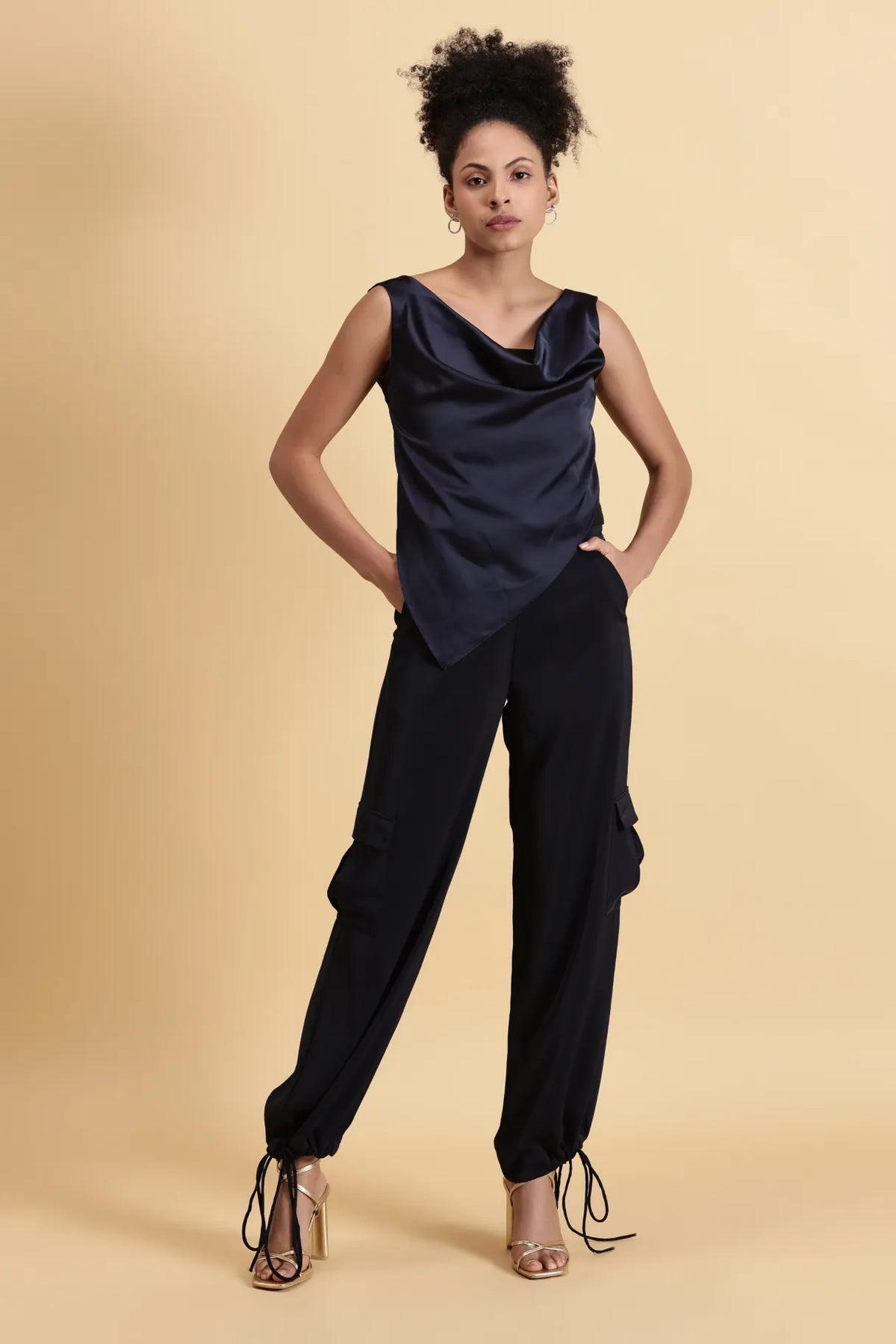 Navy Muse joggers Women's Clothing Stores