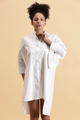 Poplin Pure Dress Western Looks