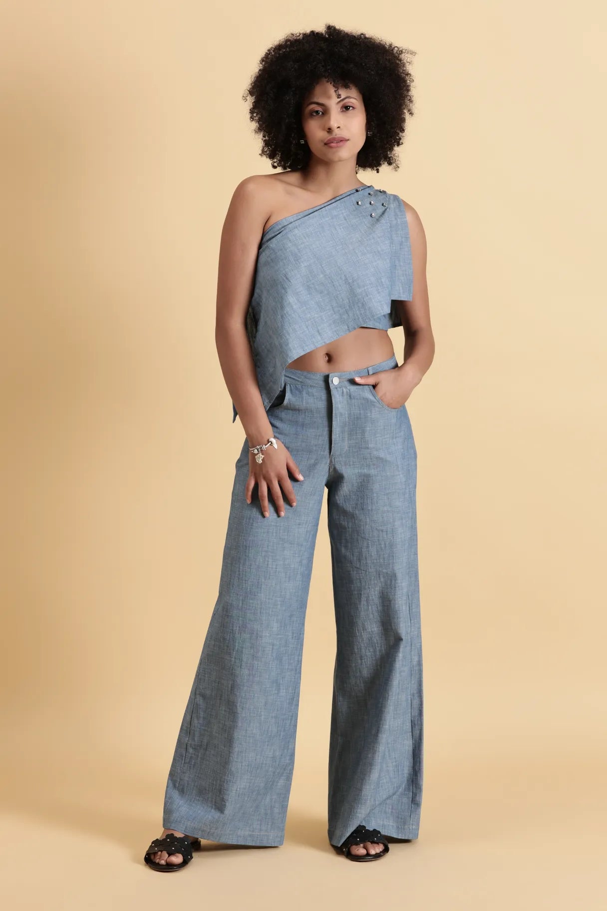 Skyline Flares Pant Day Wear For Woman